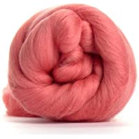 Orquídea rosa lana Merino – 50 gm. Ideal para húmedo-de fieltro aguja fieltro- y mano spinning proyectos.